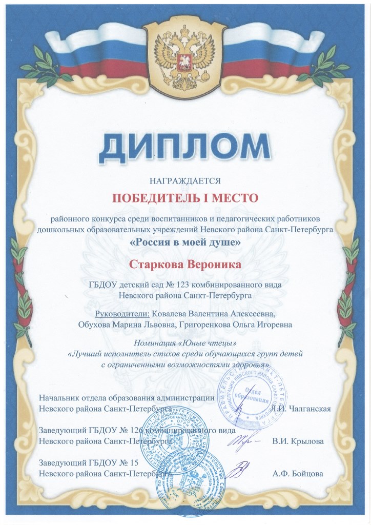 Россия в моей душе